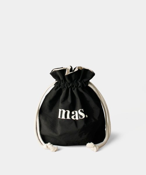 2 way string bag _ Black