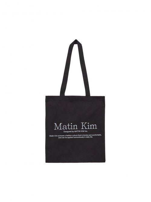 MATIN POPPIN ECOBAG IN BLACK