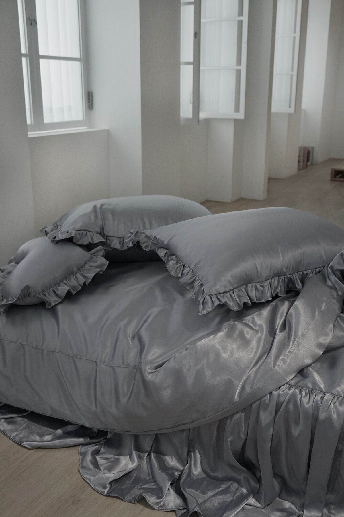 새틴 이불커버 세트 (SS/Q/K/LK) 24colors