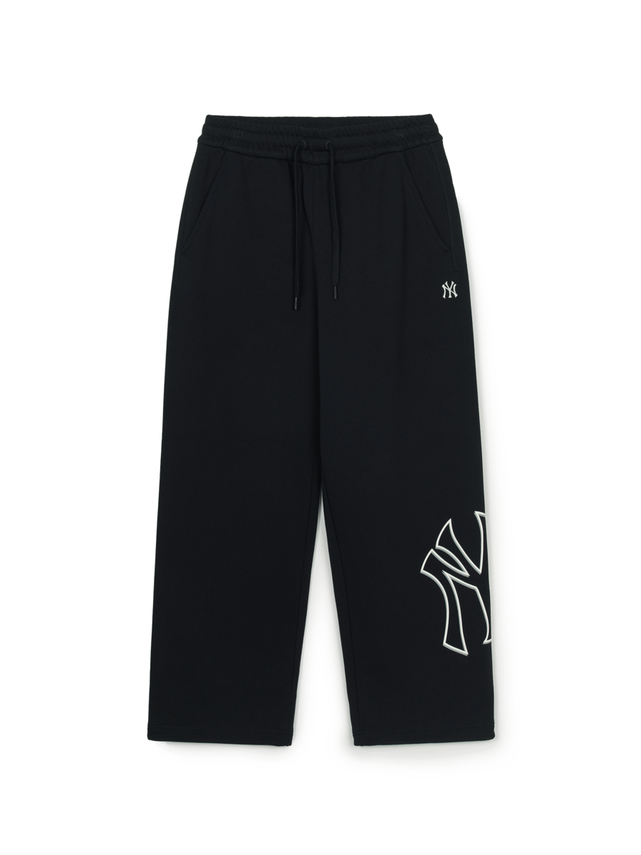 베이직 메가로고 투웨이 와이드팬츠 뉴욕양키스