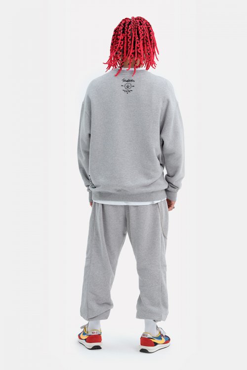 남녀공용 맨투맨(그레이) $MILE OG MTM T-SHIRT GRAY