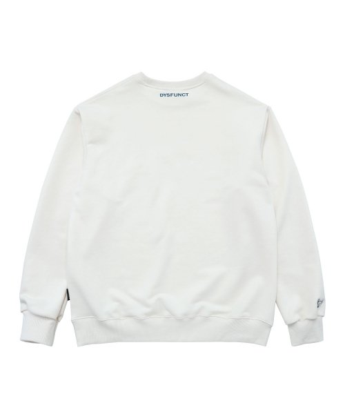 DYSFUNCT EFFECT SWEATSHIRT (CREAM)