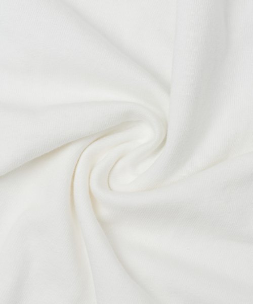 슈퍼 헤비웨이트 레귤러 핏 레터 로고 티셔츠 오프 화이트