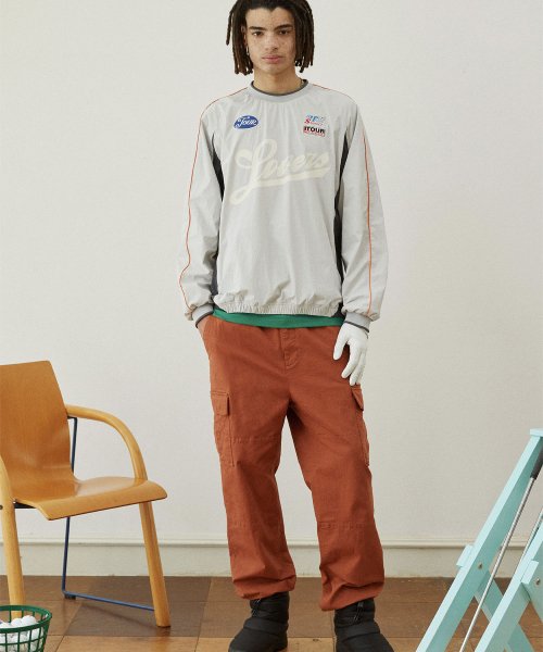 Lovers Golf Pullover Light Grey