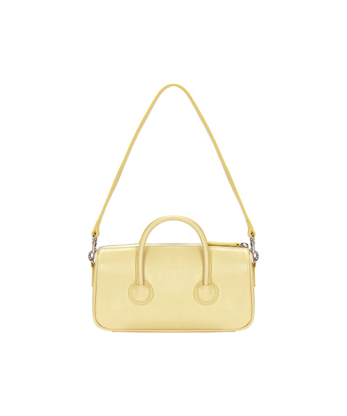 ZIPPER SMALL_soup glossy plain