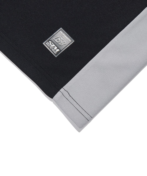 BB06 RUGBY TEE - BLACK