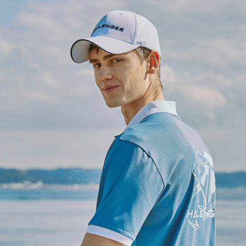 삼각링포인트 풀로고 베이직 남성 볼캡모자 화이트