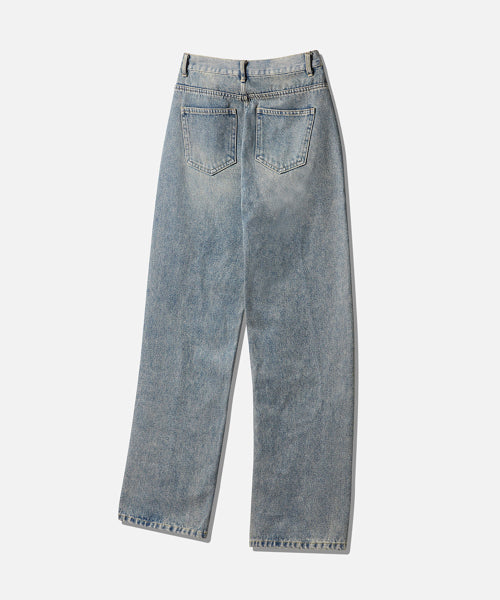 SDP 미니멀 스트레이트 데님 팬츠 중청