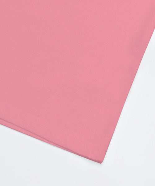 시시 하트 프린팅 크롭반팔티 핑크