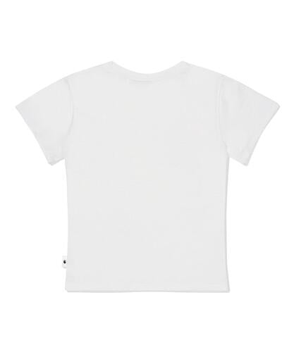 ESCF 에센셜 슬림핏 반팔티 아이보리