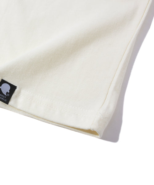 Pure Rose Semi-Crop Ringer Short Sleeve T-Shirt GT-358