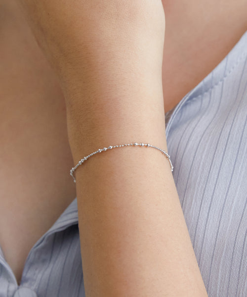 (실버925) 플레이 볼 체인 팔찌 BR1806