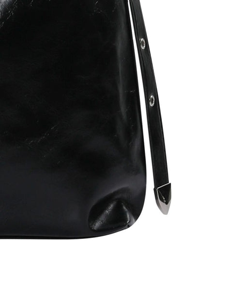 웨스턴 크랙 링클 레더 숄더백 (남녀공용)