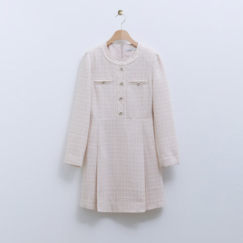 트위드 미니 원피스_RMOWE4TS11