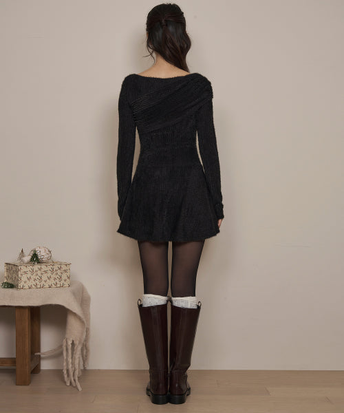 lotsyou_Merry merry Dress Black