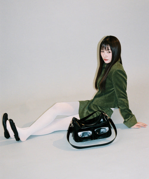 camera bag (crinkle black)