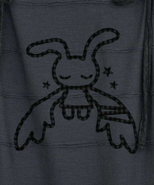 엔젤 패치 레글런 드레스 (블랙 차콜)