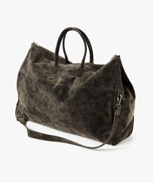 스웨이드 볼링백 - BLACK