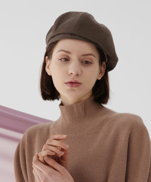 BREAD BERET / BIO H TWILL / D CHOCO