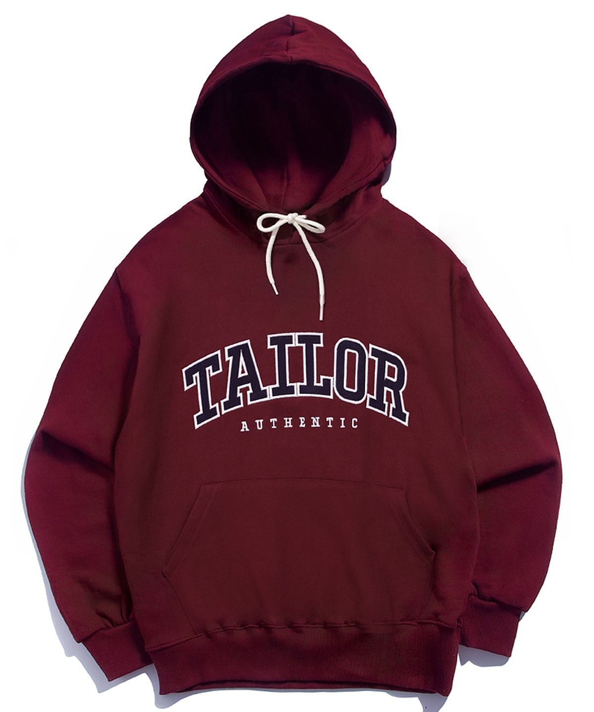 엔비엘 로고 후드 (버건디)