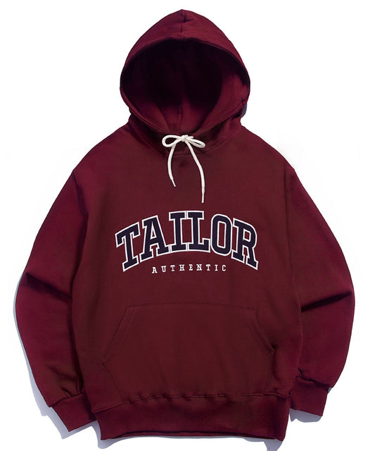 엔비엘 로고 후드 (버건디)