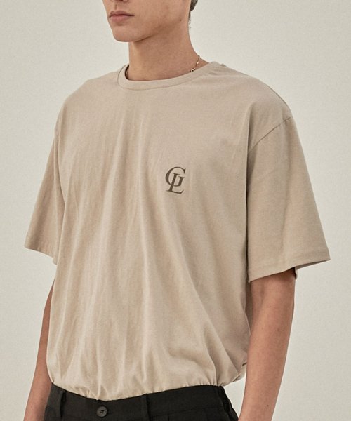 GL 티셔츠 라이트베이지