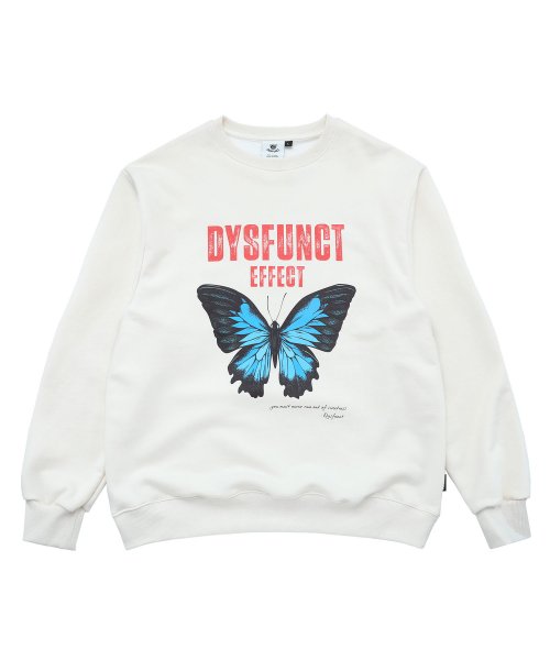 DYSFUNCT EFFECT SWEATSHIRT (CREAM)