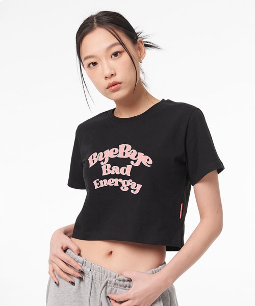 [ATW] 바이바이배드에너지 크롭반팔티