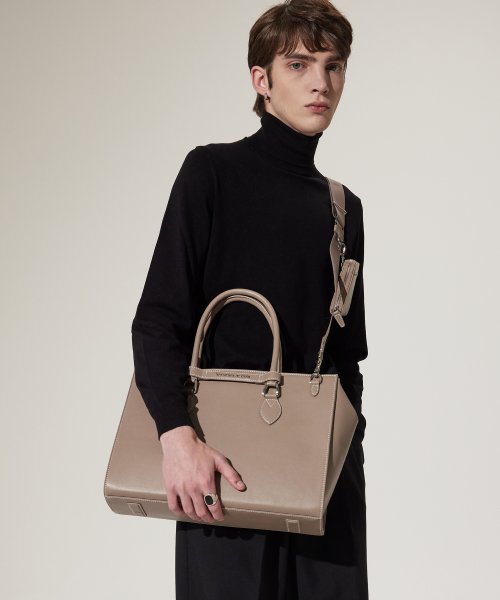 NO.45 레더 브릿지 토트백 M _ 토프