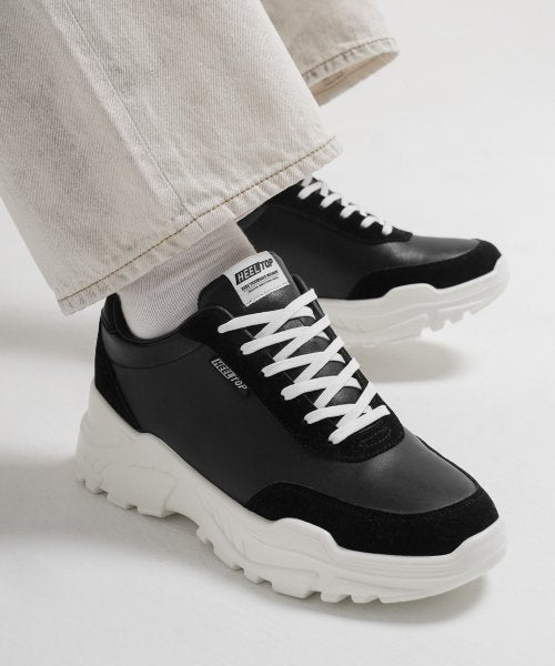 HT4600-BK 8cm 키높이 어글리 슈즈 지오 블랙 [240~280MM]