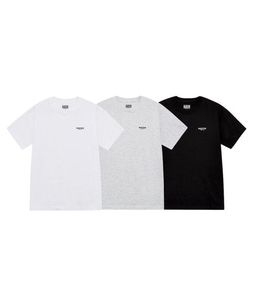 3PACK SMALL REGULAR LOGO TEE mix