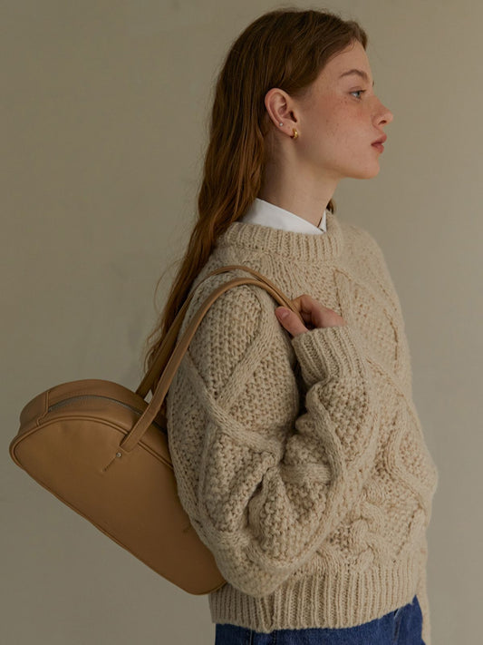 baguette bag - sand beige