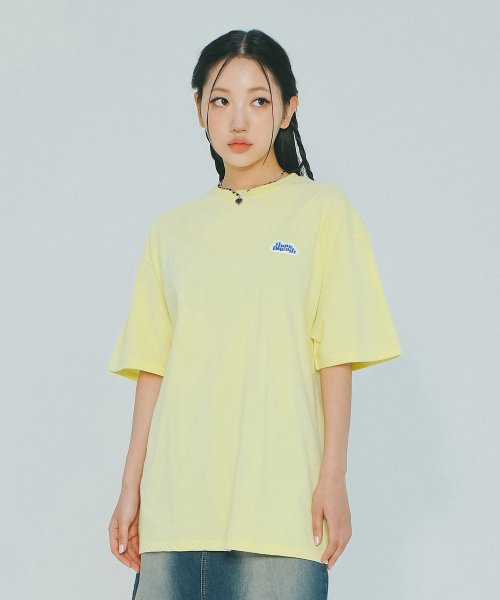 드림 로고 하프 티셔츠 (옐로우)