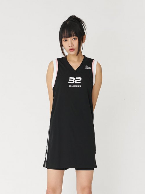 2023 WWC 슬리브리스 드레스(FF32OP02W_160)