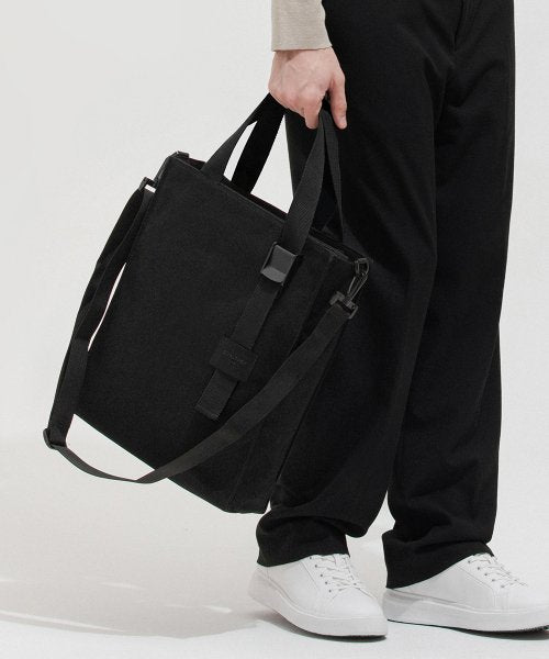 3WAY 캔버스백 QC3003B 블랙