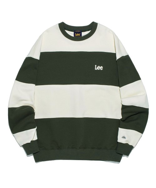 Color Block Man to Man Khaki