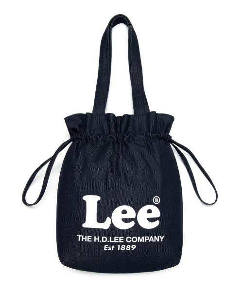 Cotton string eco bag indigo dark