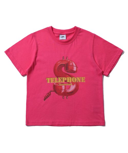 텔레폰 크롭티 핑크