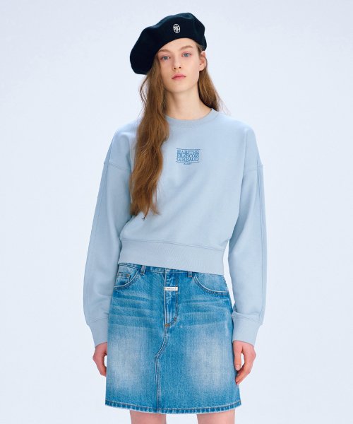 NEW CLASSIC LOGO SWEATSHIRT light blue