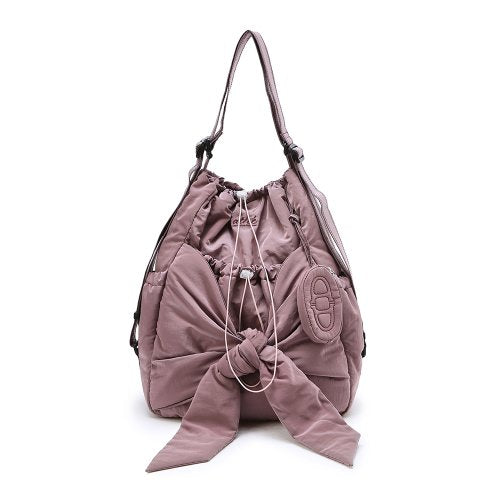 [RUBAN] 퍼플핑크 리본 백팩 겸 숄더백 L AABA5E901P3