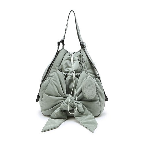 [RUBAN] 라이트카키 리본 백팩 겸 숄더백 L AABA4E901K2