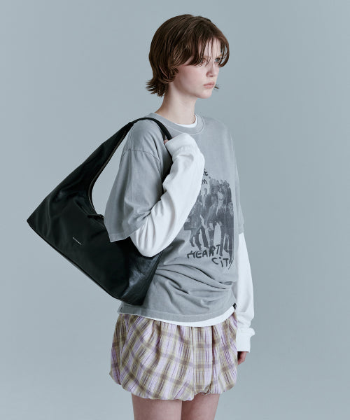 HOBO LARGE_black glossy plain