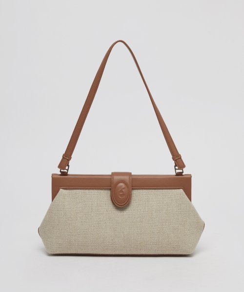 Oval frame bag (Golden coral)_OVBLX24003GCR