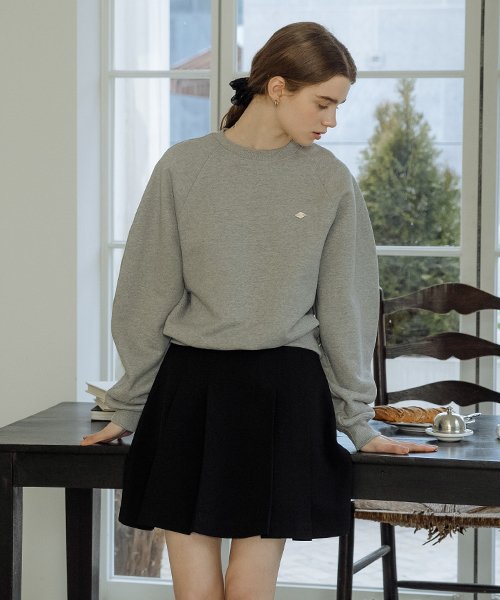 Ballon sleeve comfy sweatshirt_Gray