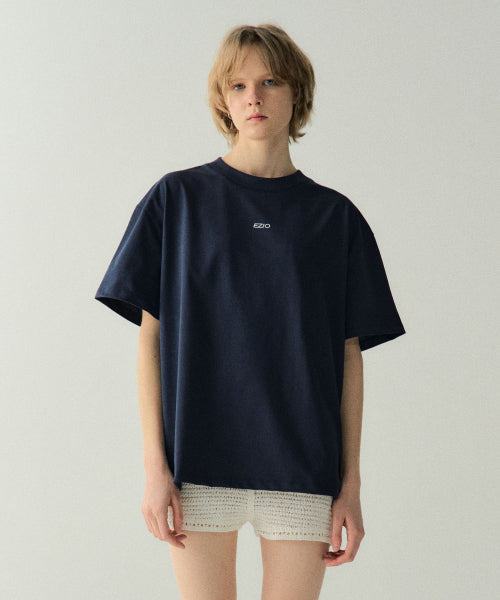 Basic Logo T-Shirts_Navy