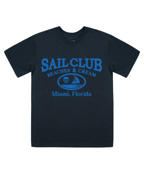 SAIL CLUB SHORT SLEEVES-NAVY