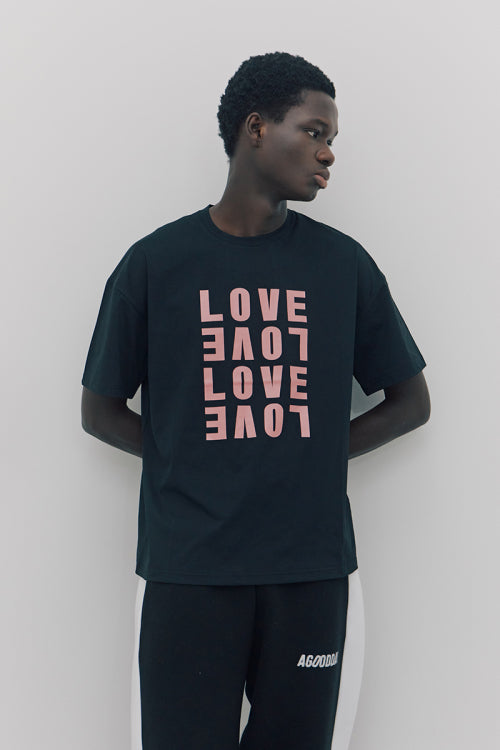 [UNISEX]  LOVE SWITCH TSHIRT (BLACK)
