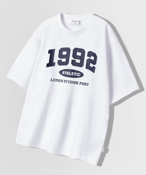 1992 아치 로고 오버핏 반팔 티 [화이트]