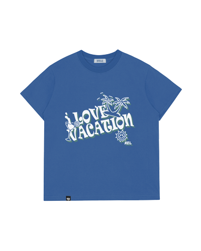 베케이션 러버 반소매 티셔츠 딥블루