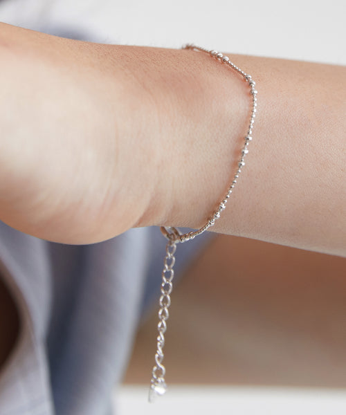 (실버925) 플레이 볼 체인 팔찌 BR1806
